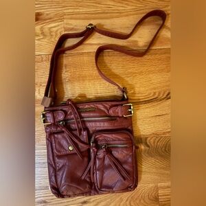Montana West maroons Leather-Look woman Crossbody